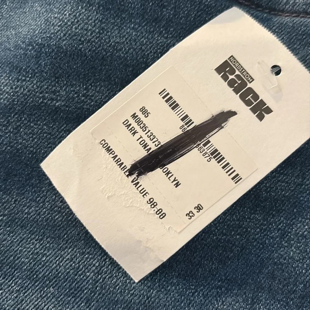 Hudson Dark Tonal Brooklyn Jean 33/30